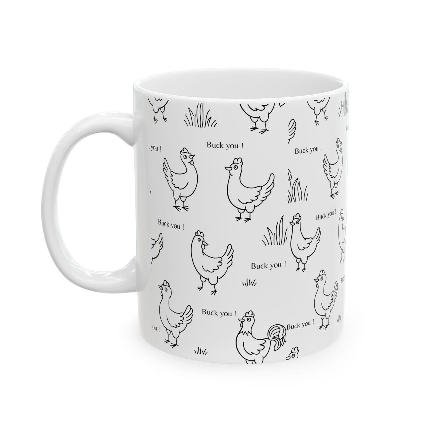 Buck you! Becher