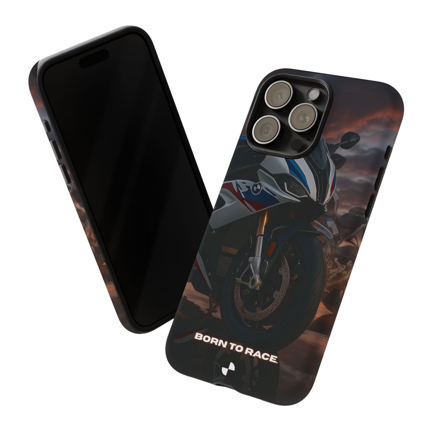 Coque de téléphone pour moto BMW – Design Born to Race