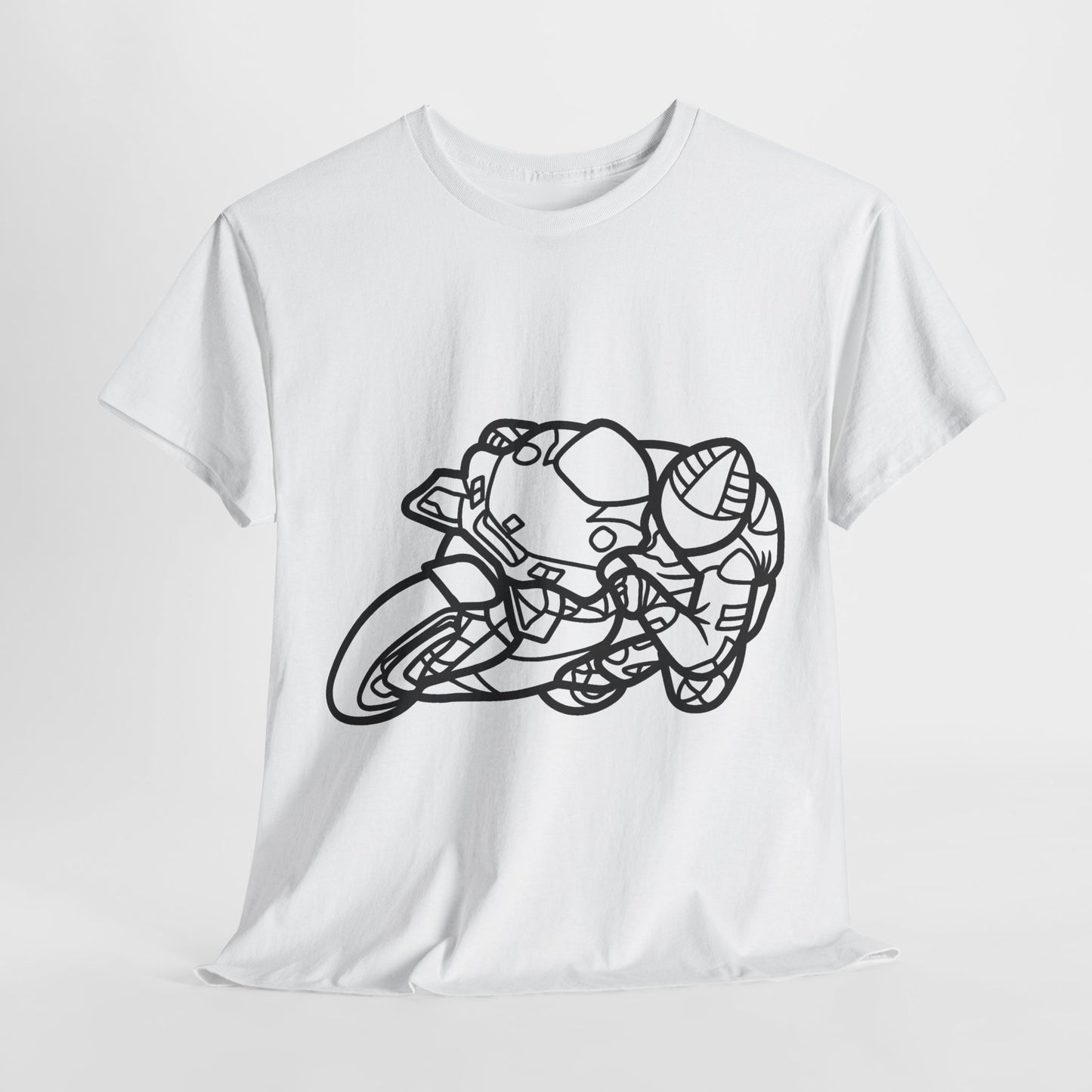 Motorcycle Adventure Tee - Shift and Go, Unisex Heavy Cotton T-Shirt, Biker Gift, Casual Wear, Motorbike Lover Apparel, Ride in Style