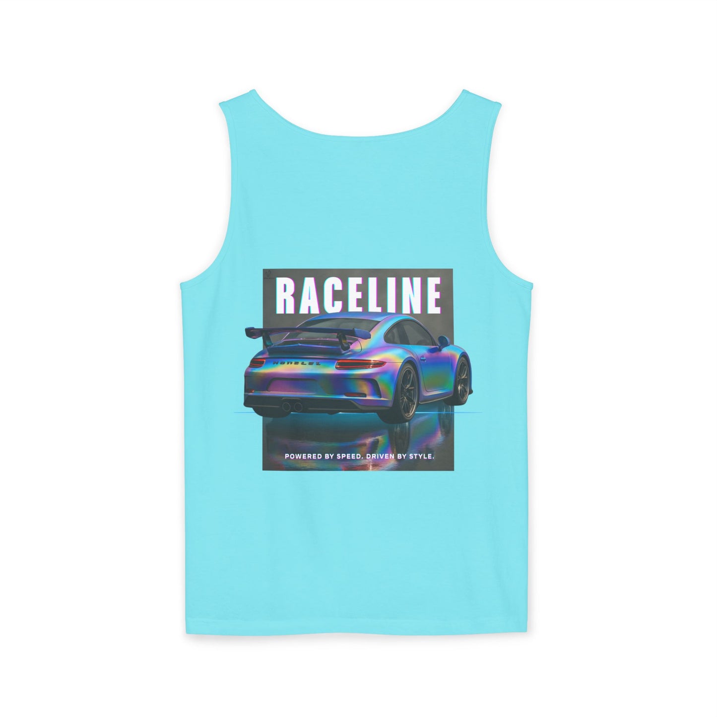 Raceline Holo Inspired Car - Unisex Garment-Dyed Tank Top