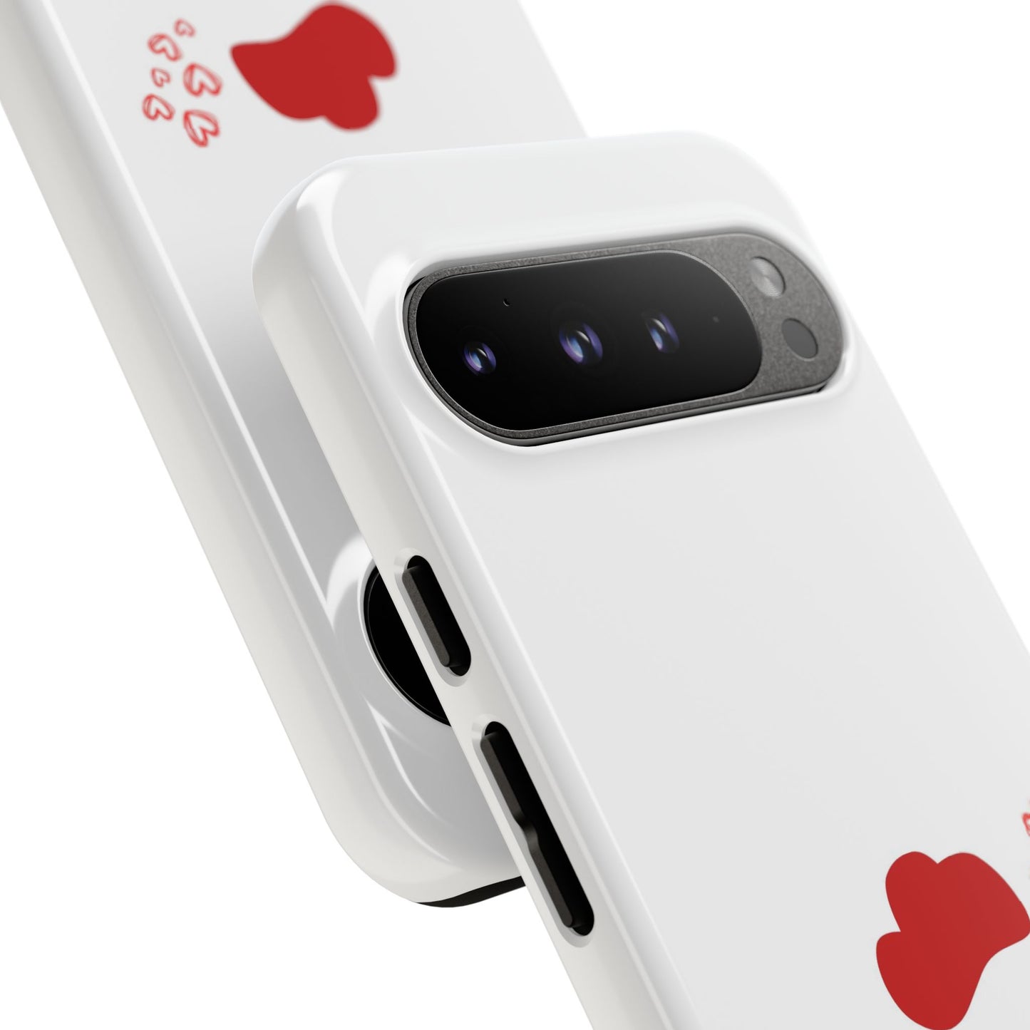 Coque de téléphone mignonne en forme de poulet, coques résistantes pour les amoureux des animaux, cadeau de Saint-Valentin, décoration de ferme, accessoires mobiles uniques, motif cœur