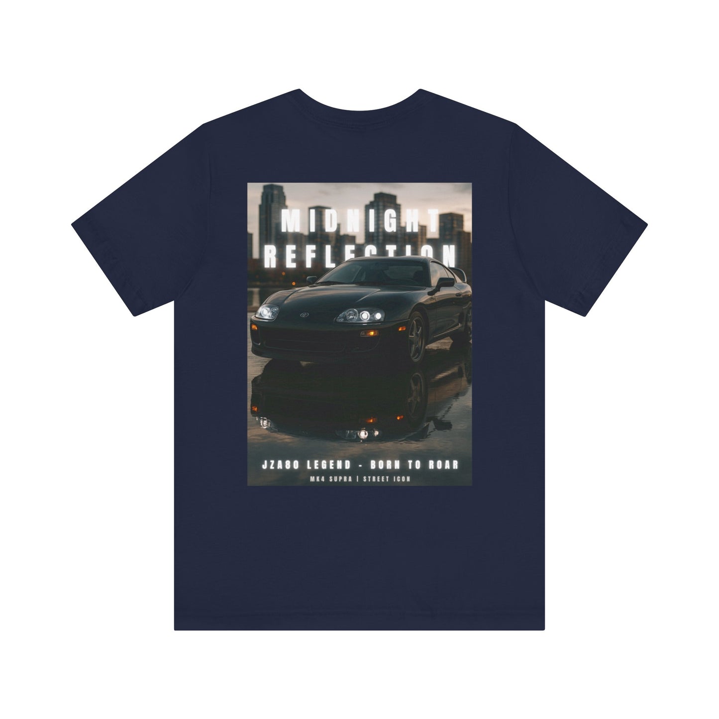 Midnight Reflection Unisex Tee, Casual Streetwear, Car Lovers Gift, Graphic T-Shirt, Everyday Wear, Urban Outfit