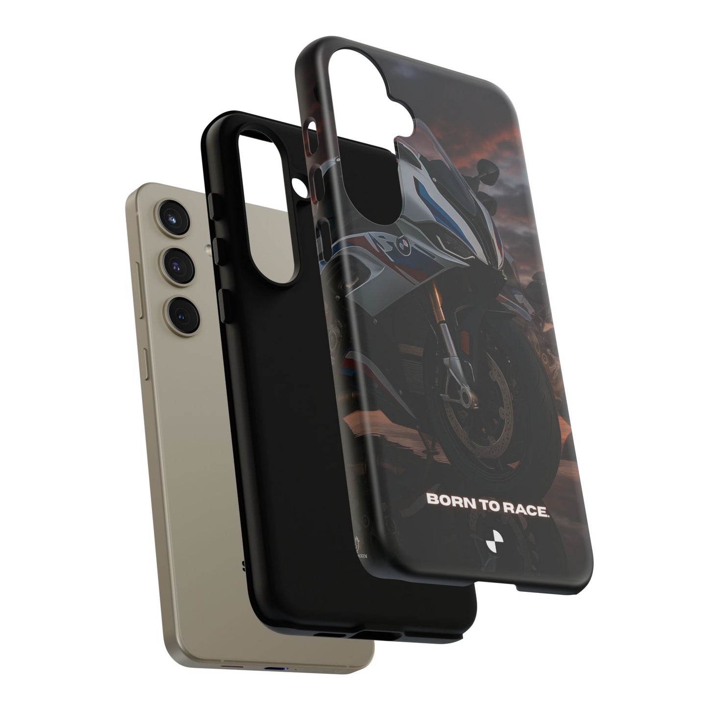 Coque de téléphone pour moto BMW – Design Born to Race