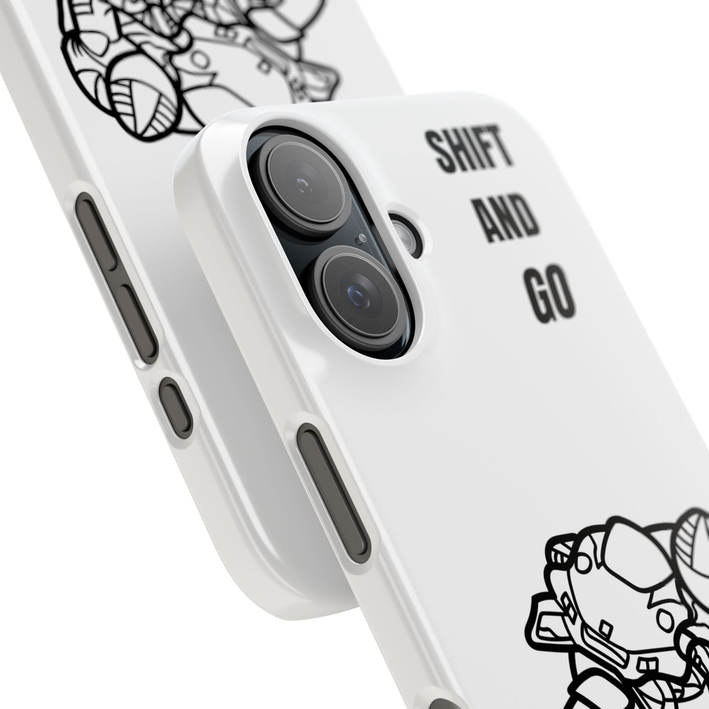 Motorcycle Slim Phone Cases - Shift and Go, Biker Gift, Moto Lover Accessory, Phone Protection, Unique Motorcycle Design