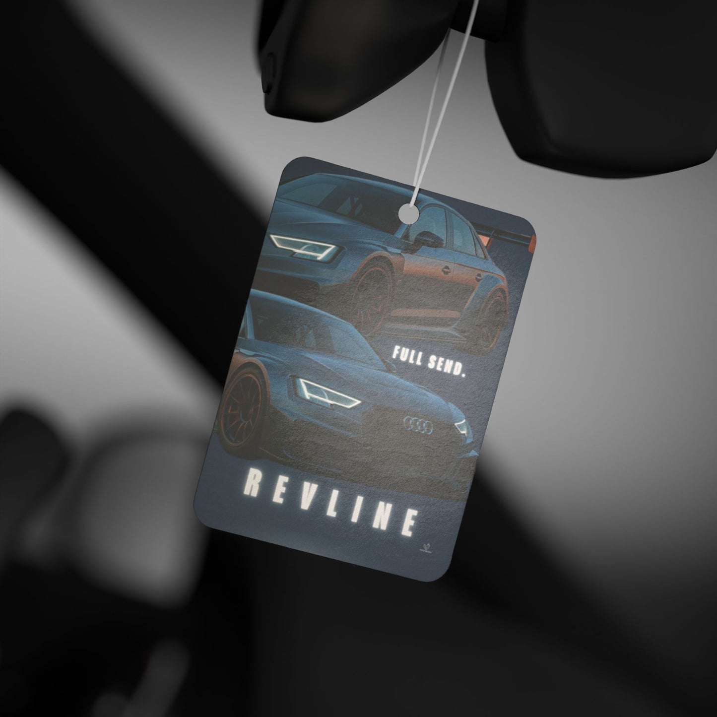 Car Air Freshener - Full Send Revline Design for Automotive Enthusiasts