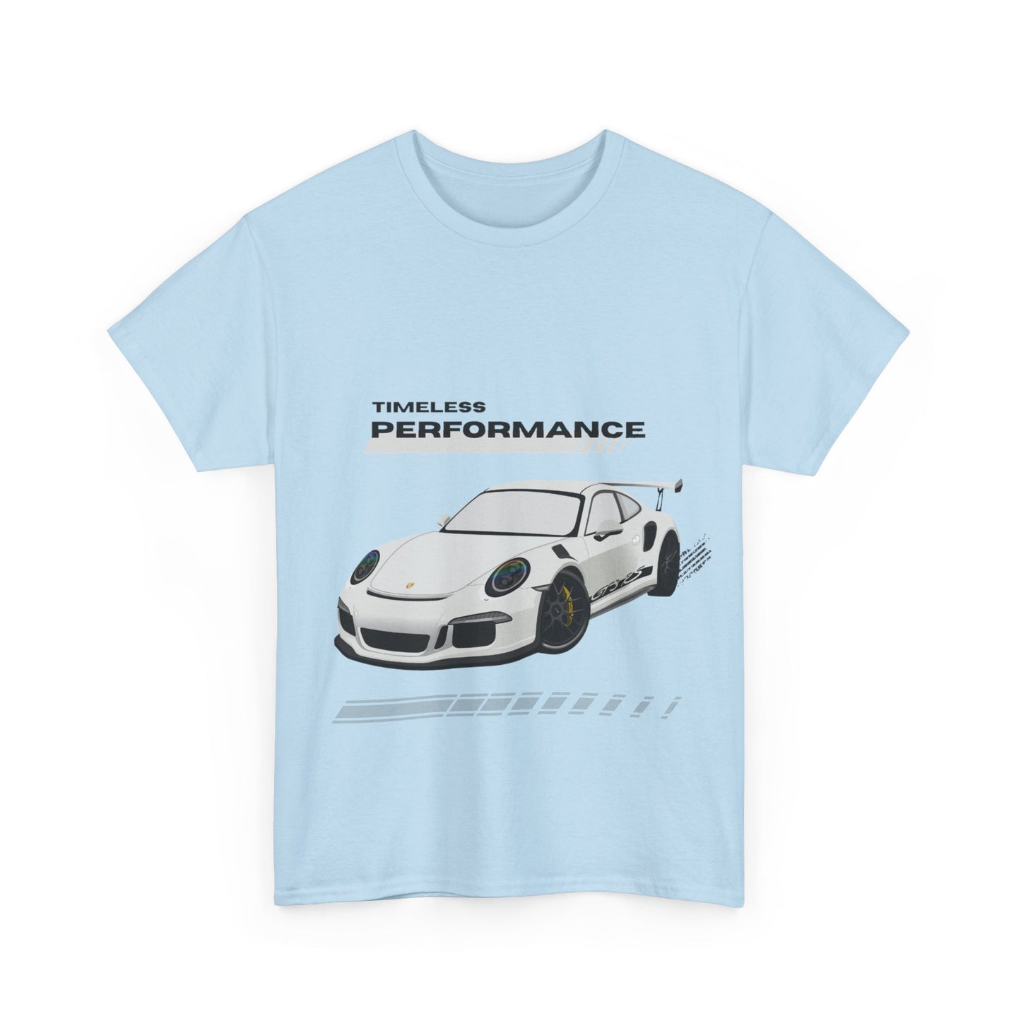 Performance intemporelle, Porsche, T-shirt unisexe en coton épais, T-shirt pour passionné d'automobile, Cadeau automobile, Vêtements de sport automobile, Tenue décontractée, T-shirt unisexe