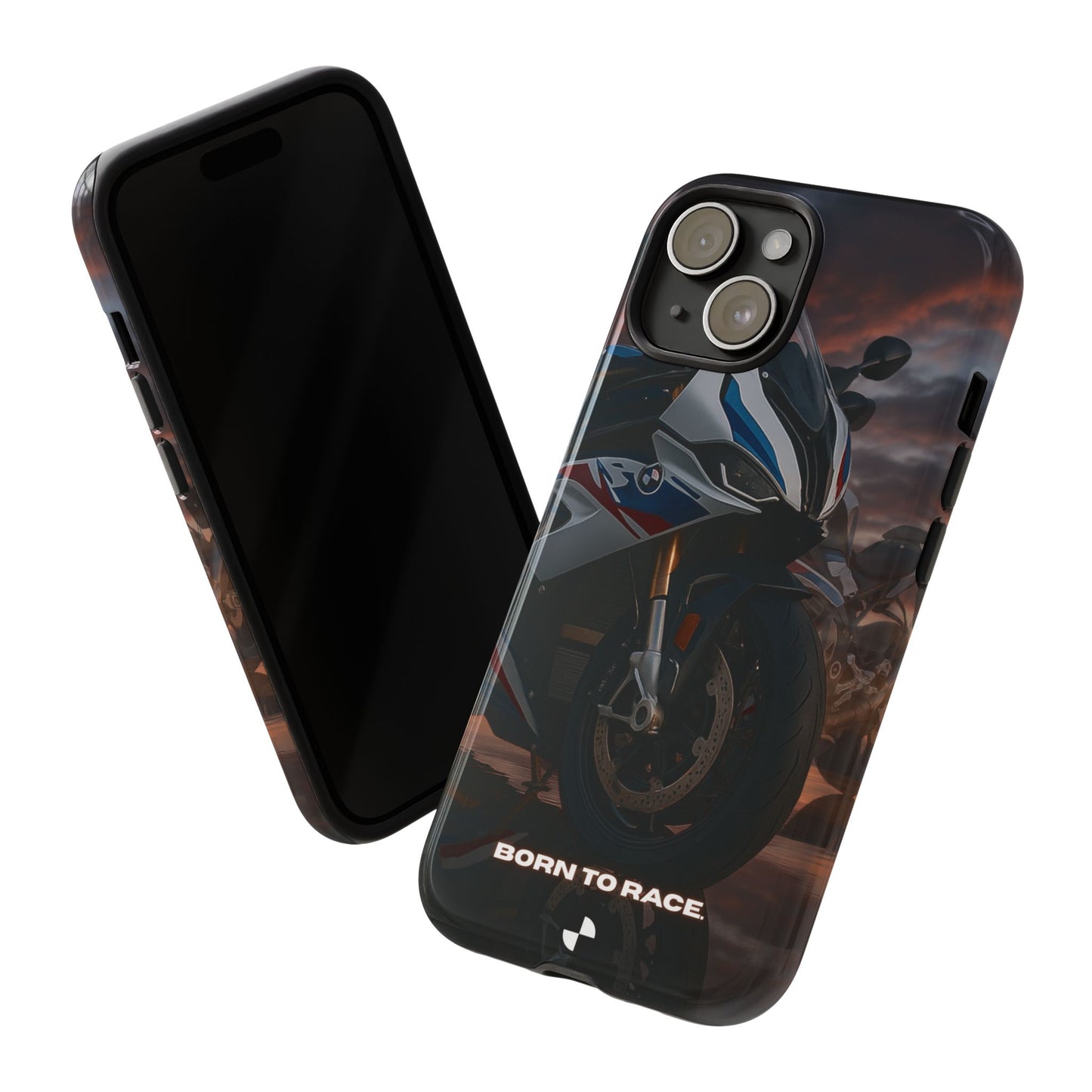 Coque de téléphone pour moto BMW – Design Born to Race