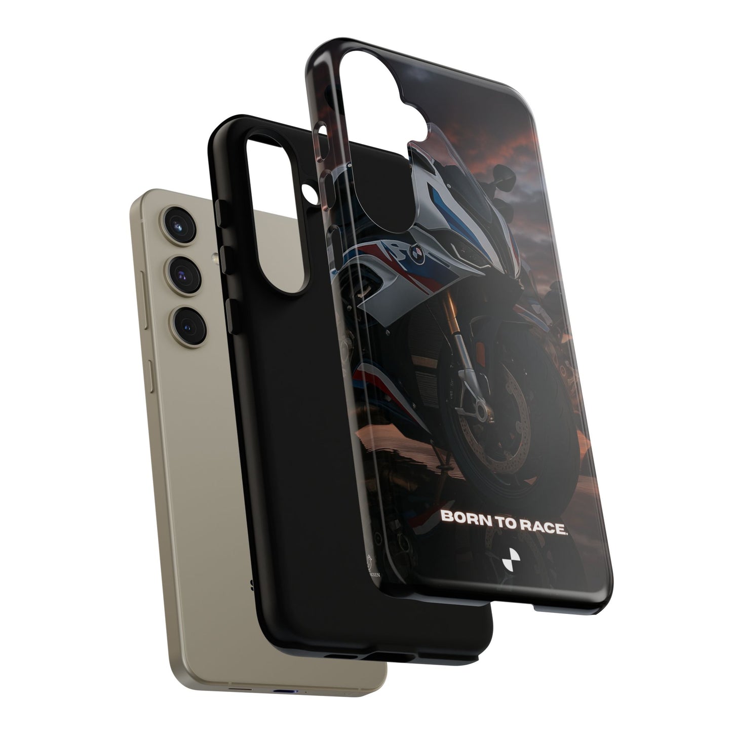 Coque de téléphone pour moto BMW – Design Born to Race