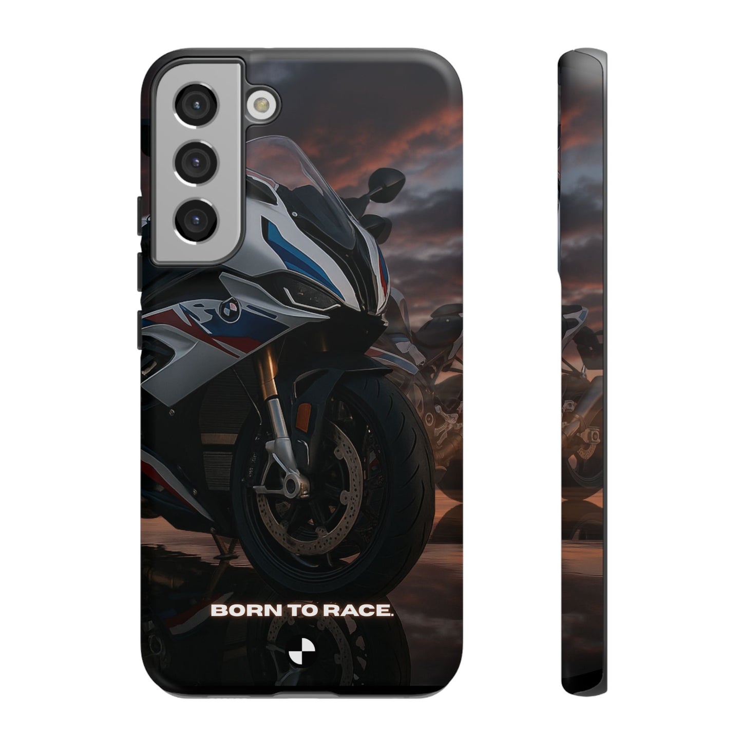 Coque de téléphone pour moto BMW – Design Born to Race