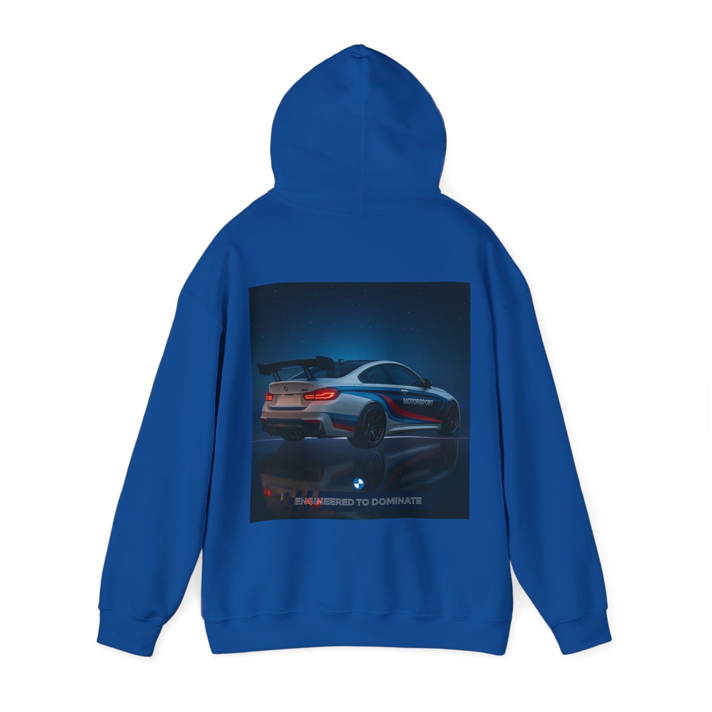 Engineered to Dominate Racing Hoodie - Unisex Heavy Blend Sweatshirt for Car Enthusiasts