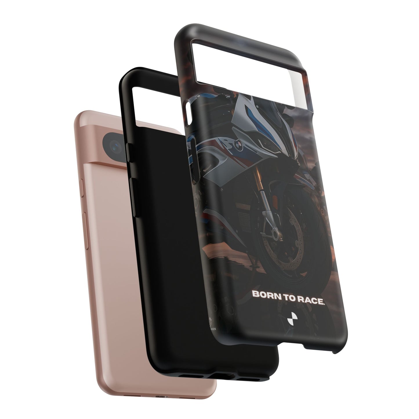 Coque de téléphone pour moto BMW – Design Born to Race