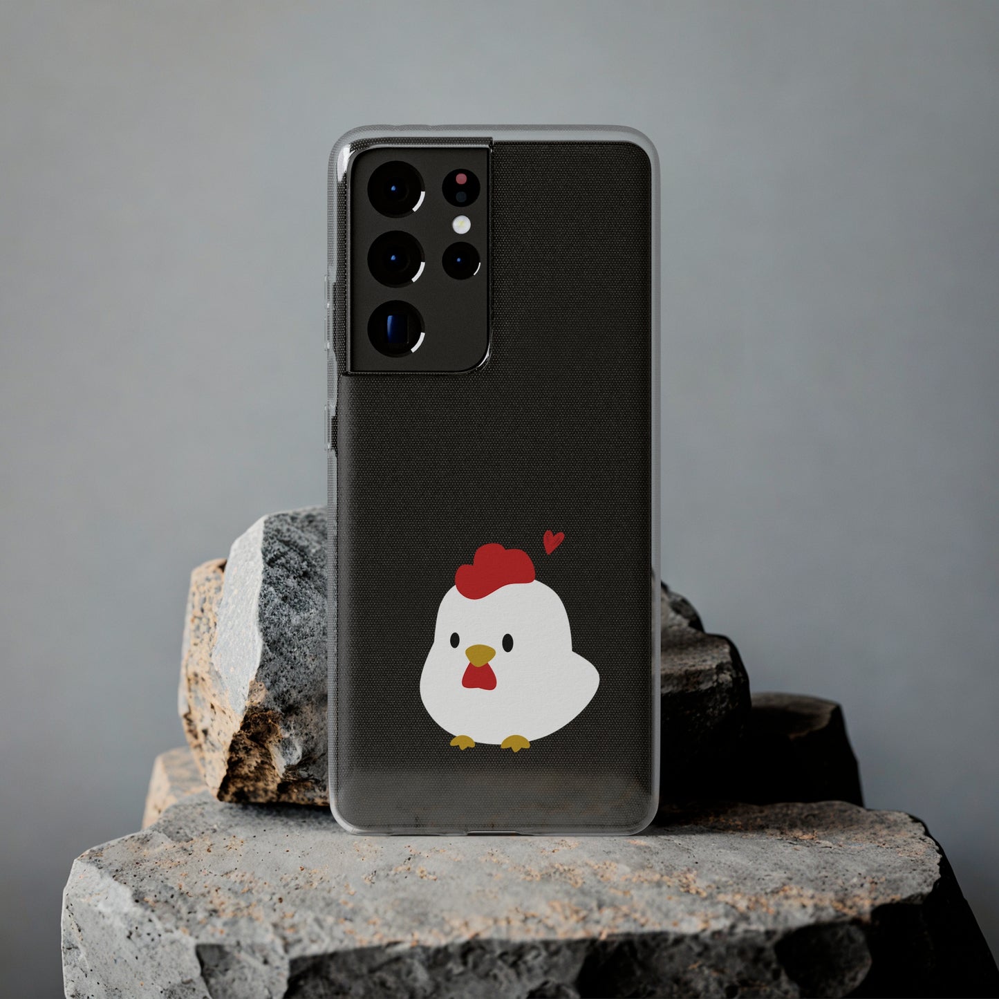 Cute Chicken Soft Phone Case, Animal Phone Cover for Farm Lovers, Gifts for Her, Cute Smartphone Accessory, Chicken Lover Gift