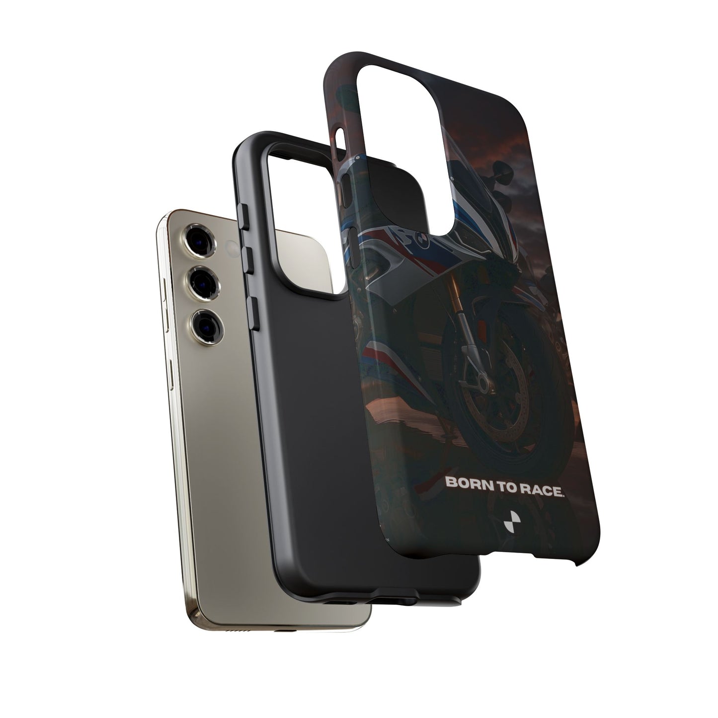 Coque de téléphone pour moto BMW – Design Born to Race