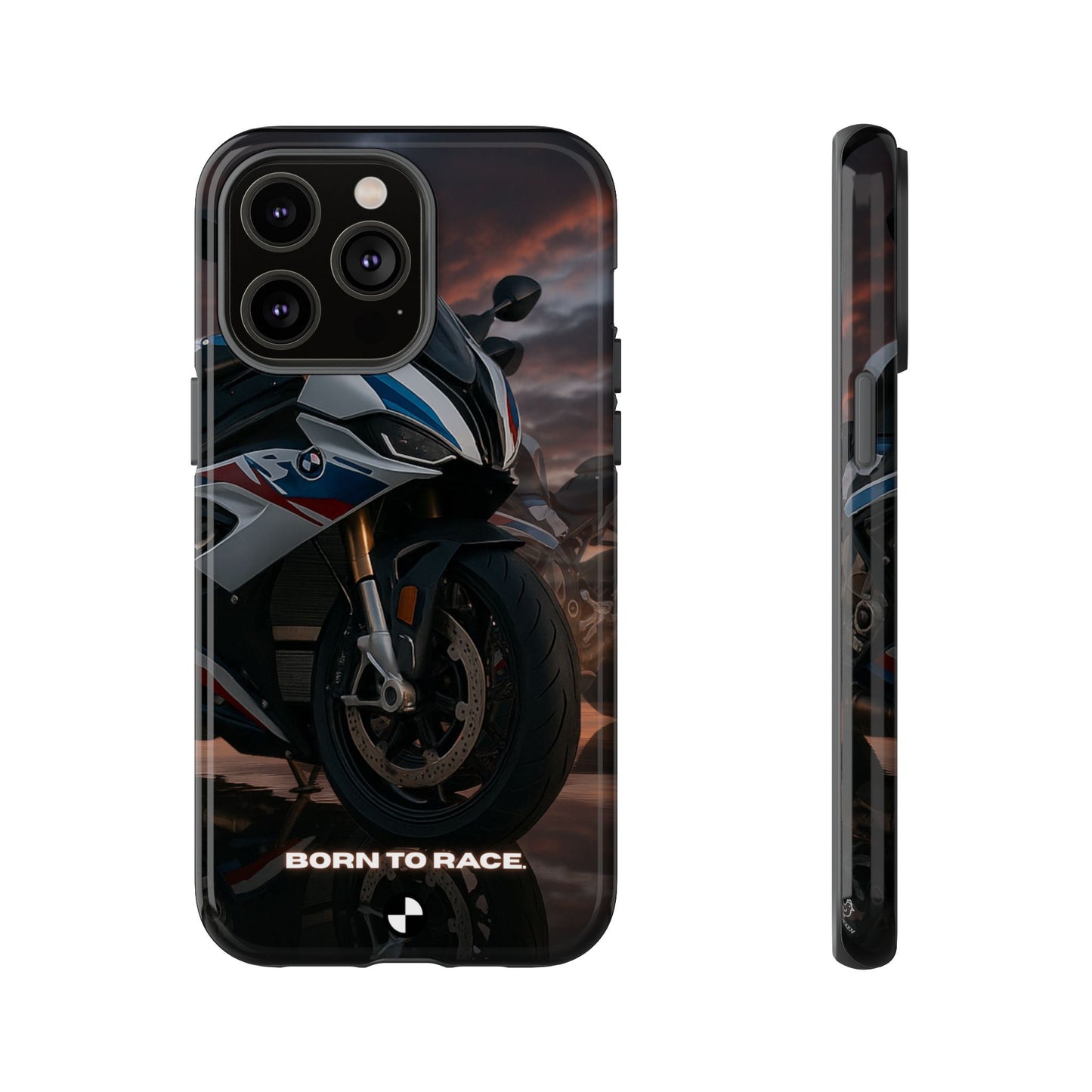 Coque de téléphone pour moto BMW – Design Born to Race