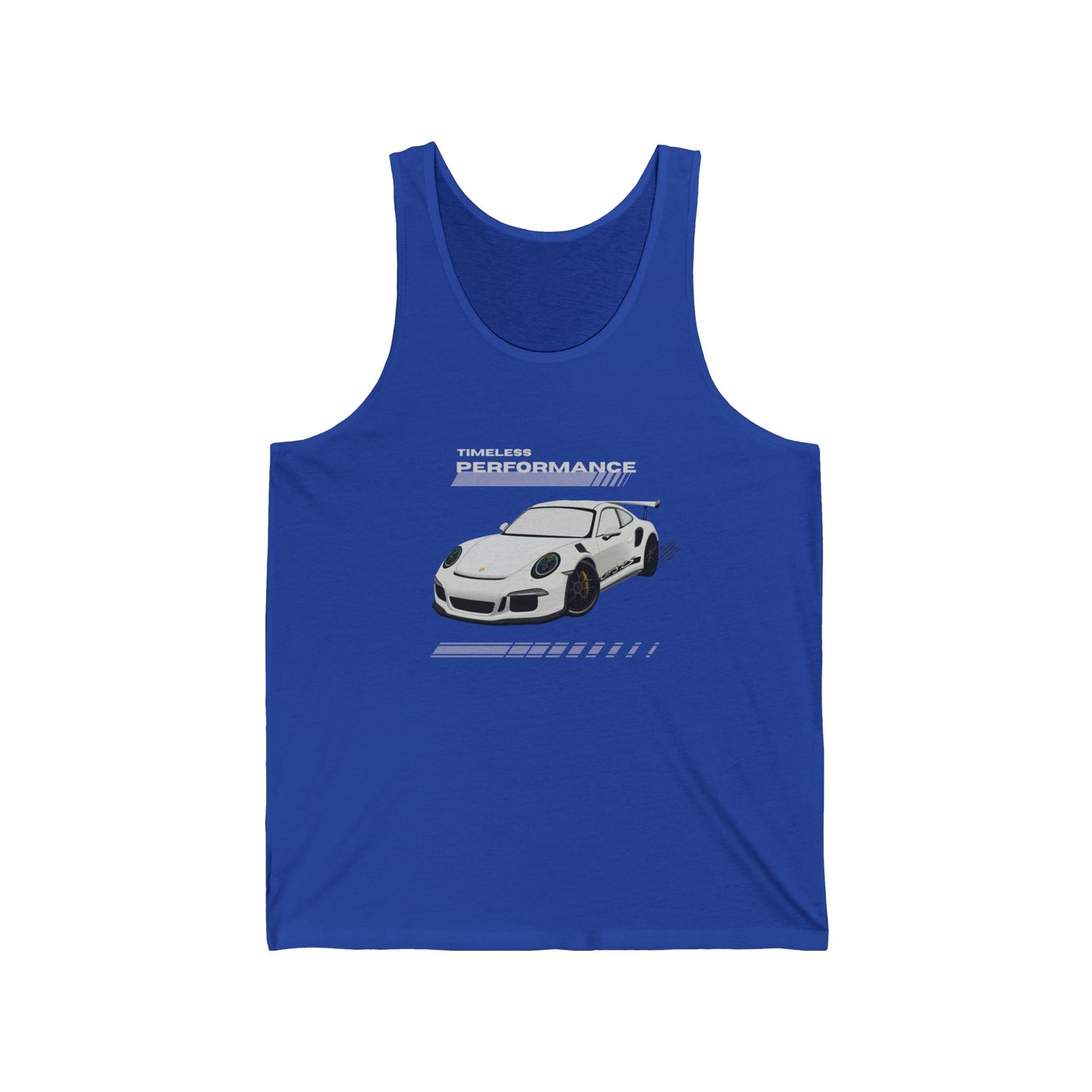 Unisex Jersey Tank - Timeless Performance, Porsche