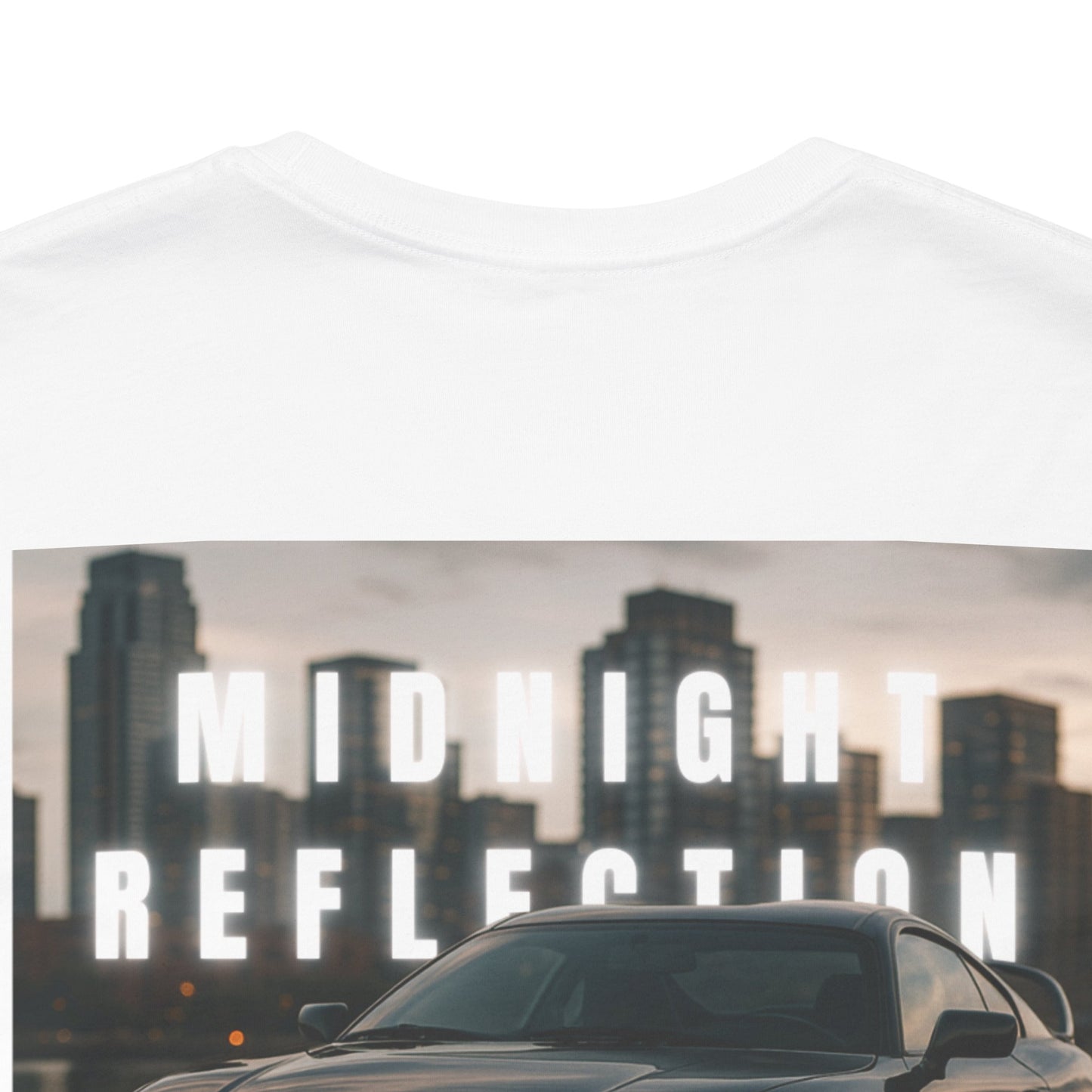 Midnight Reflection Unisex Tee, Casual Streetwear, Car Lovers Gift, Graphic T-Shirt, Everyday Wear, Urban Outfit