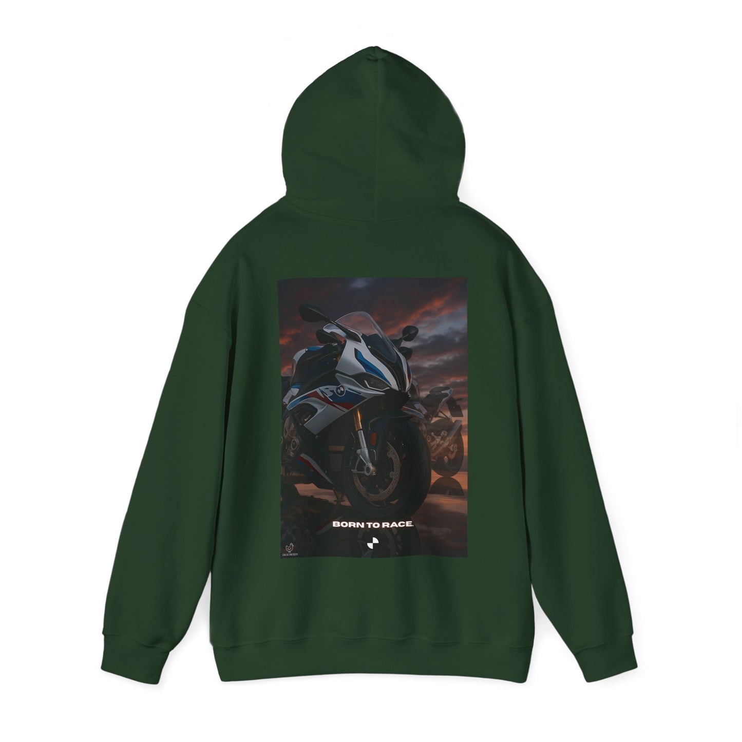 s1000rr Born to Race Unisex Heavy Blend Hoodie - Ideal for Motorcycle Enthusiasts