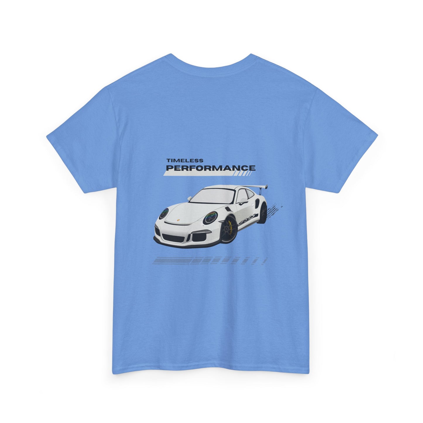 Performance intemporelle, Porsche, T-shirt unisexe en coton épais, T-shirt pour passionné d'automobile, Cadeau automobile, Vêtements de sport automobile, Tenue décontractée, T-shirt unisexe