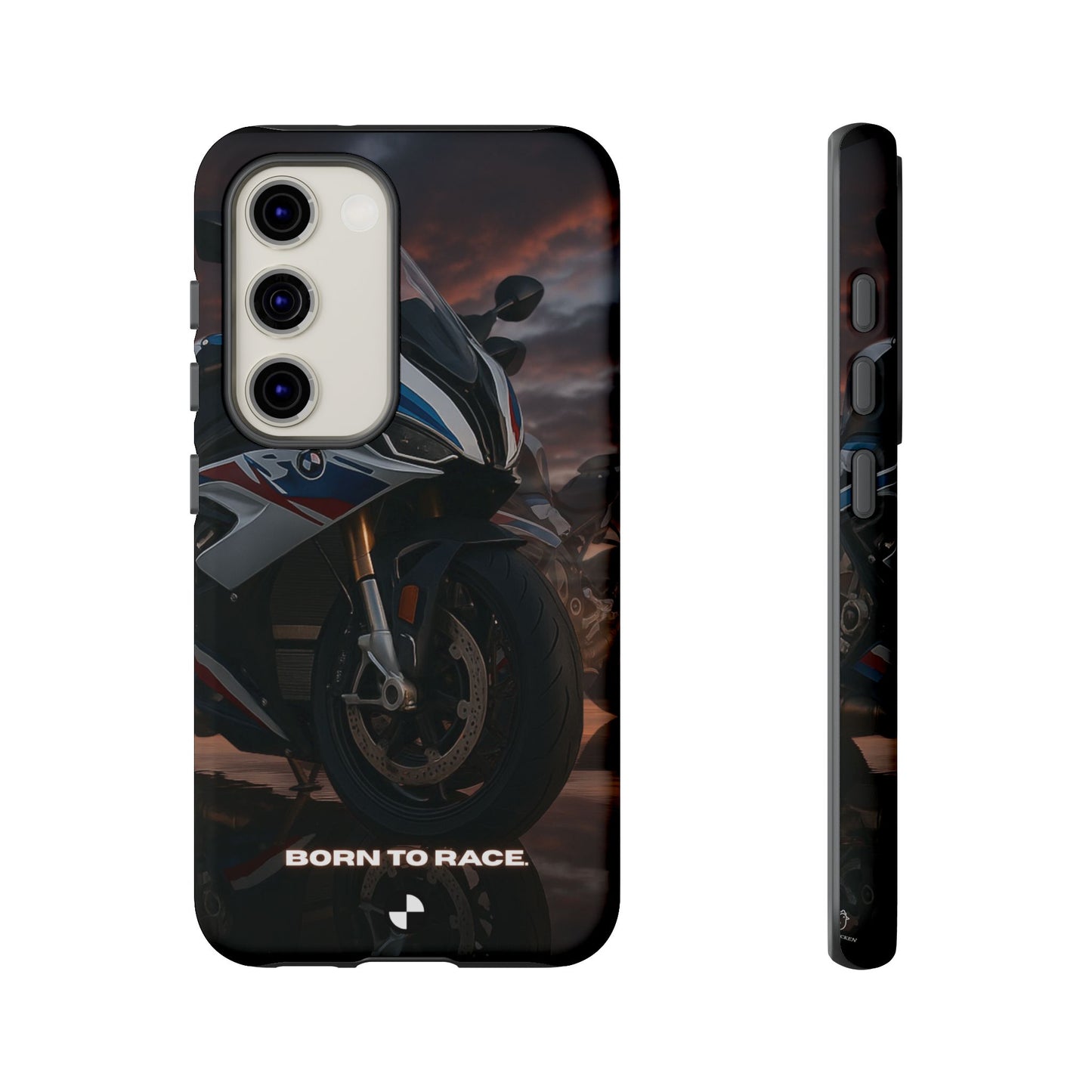 Coque de téléphone pour moto BMW – Design Born to Race