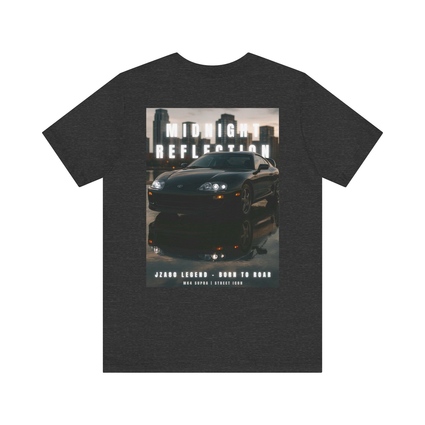 Midnight Reflection Unisex Tee, Casual Streetwear, Car Lovers Gift, Graphic T-Shirt, Everyday Wear, Urban Outfit