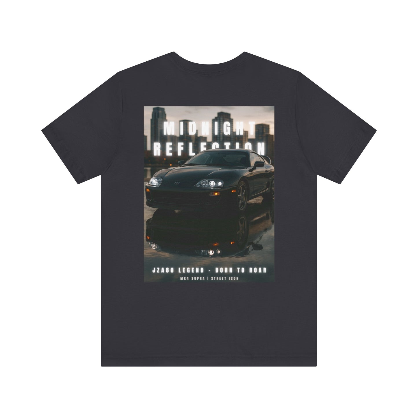 Midnight Reflection Unisex Tee, Casual Streetwear, Car Lovers Gift, Graphic T-Shirt, Everyday Wear, Urban Outfit