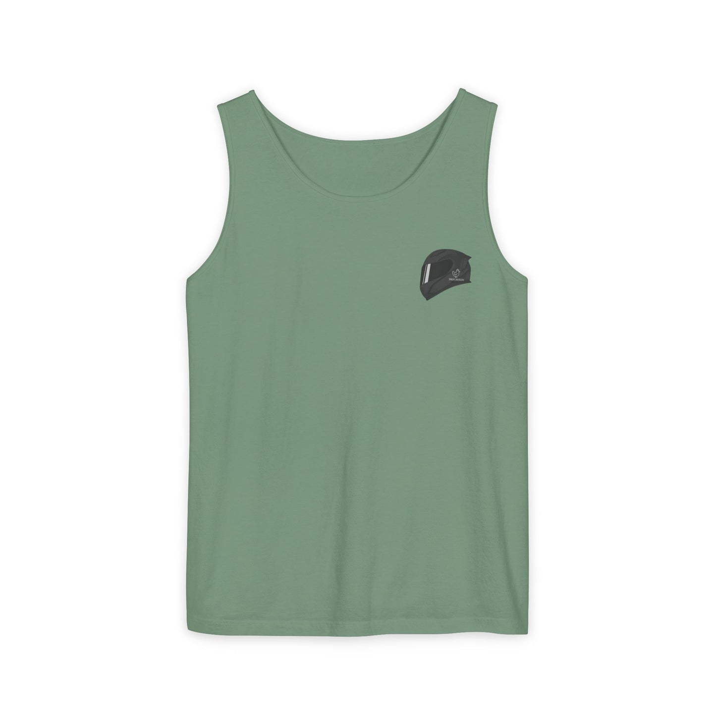 Fireblade Unisex Garment-Dyed Tank Top - Motorcycle Enthusiast Design