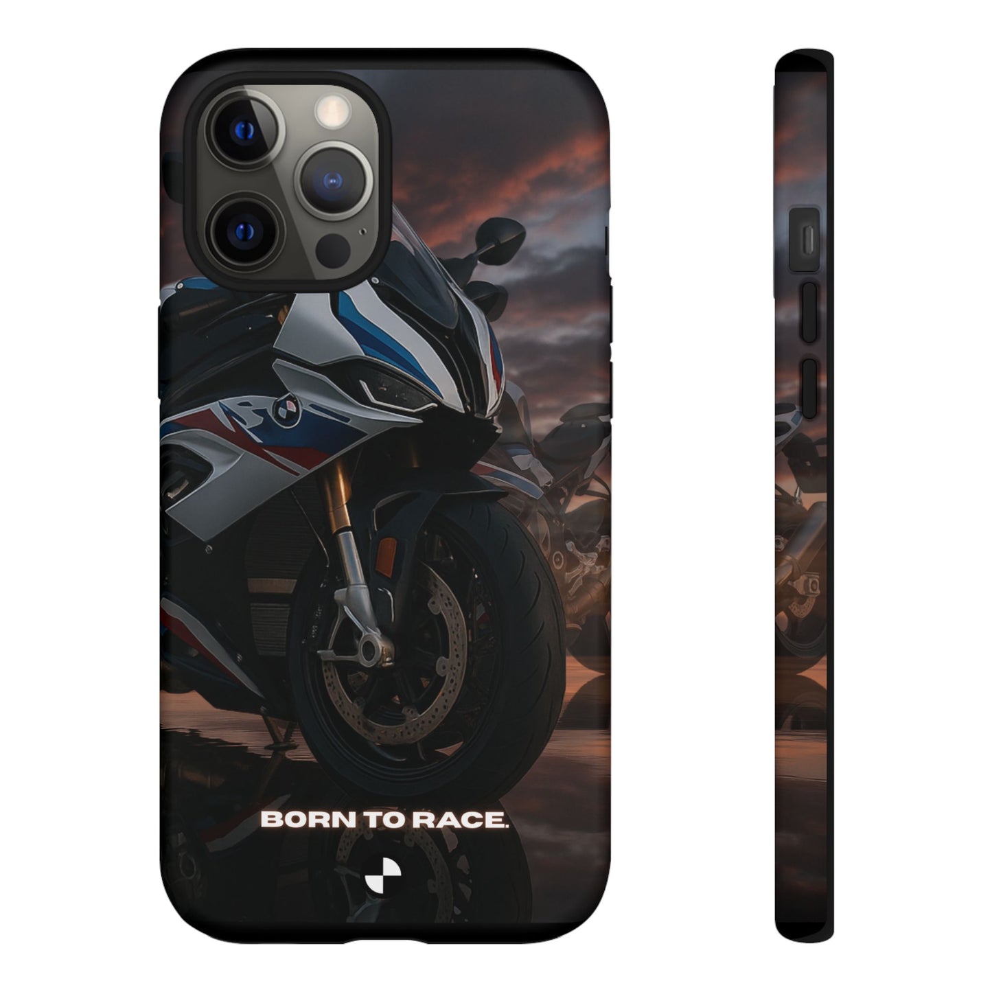 Coque de téléphone pour moto BMW – Design Born to Race