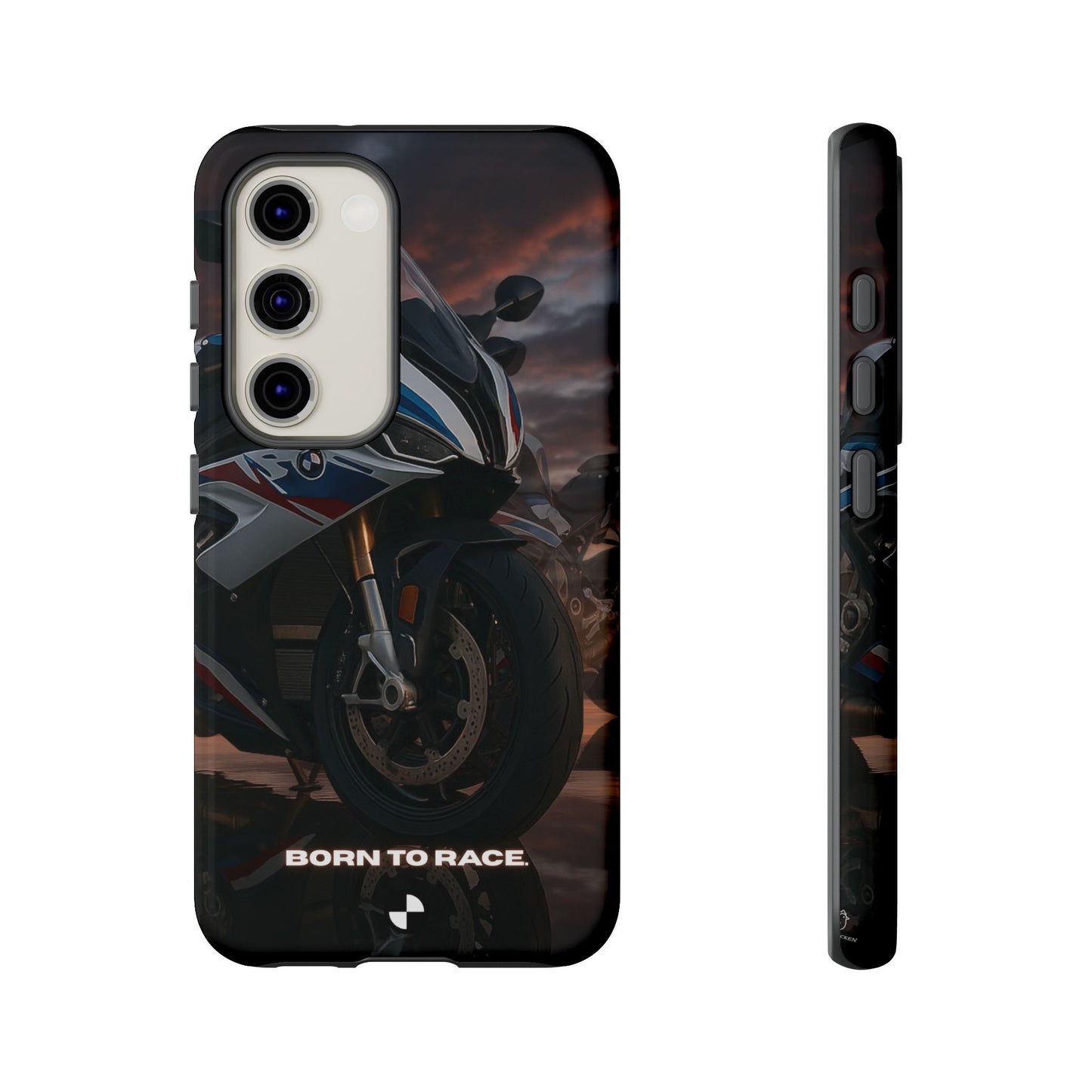 Coque de téléphone pour moto BMW – Design Born to Race
