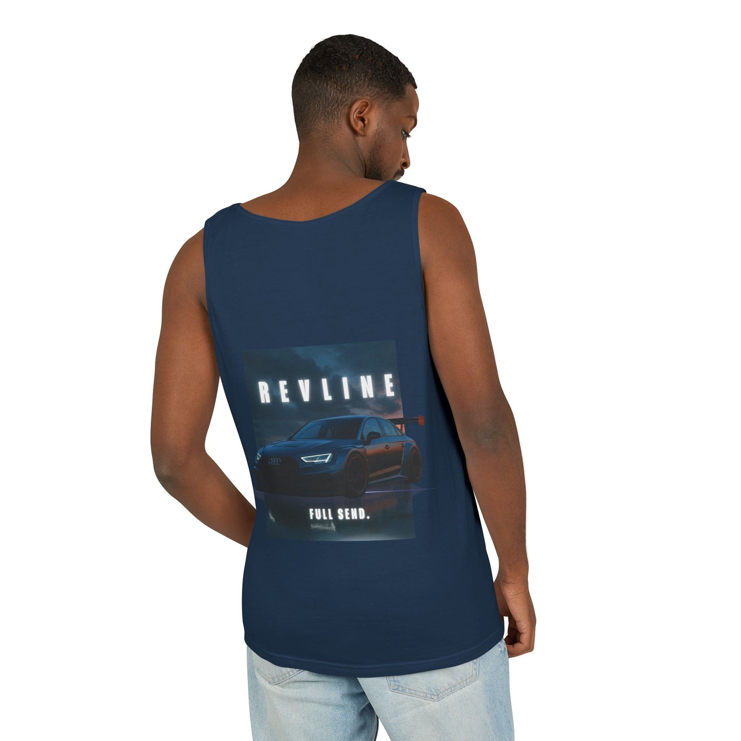 Revline Racing Inspired- Unisex Garment-Dyed Tank Top