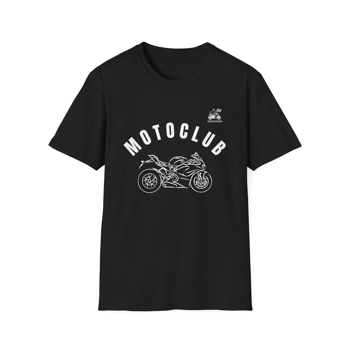 MOTOCLUB Unisex Motorcycle Club T-Shirt