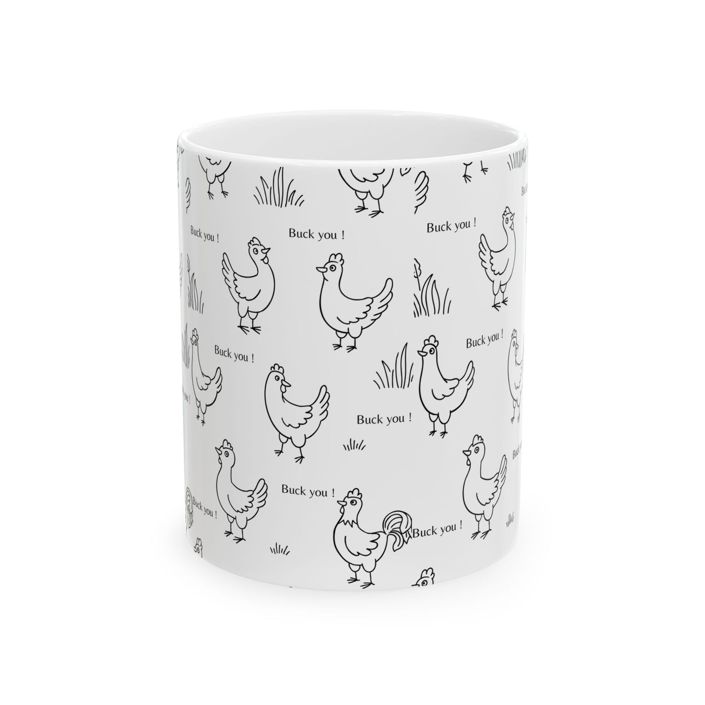 Buck you! Becher