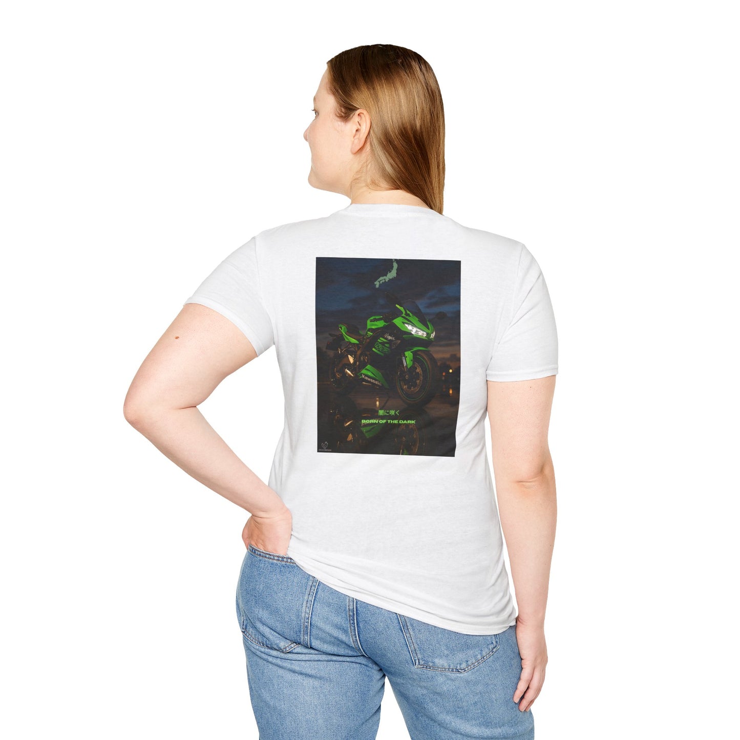 Unisex ZC6R Ninja Softstyle Motorcycle T-Shirt - Ride with Freedom & Style