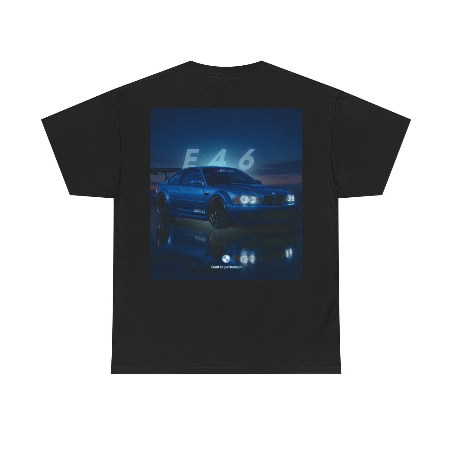T-shirt graphique E46 Racing - Cadeau pour passionné d'automobile, T-shirt de course, Vêtements de sport automobile, Haut pour amoureux de voitures, Vêtements automobiles