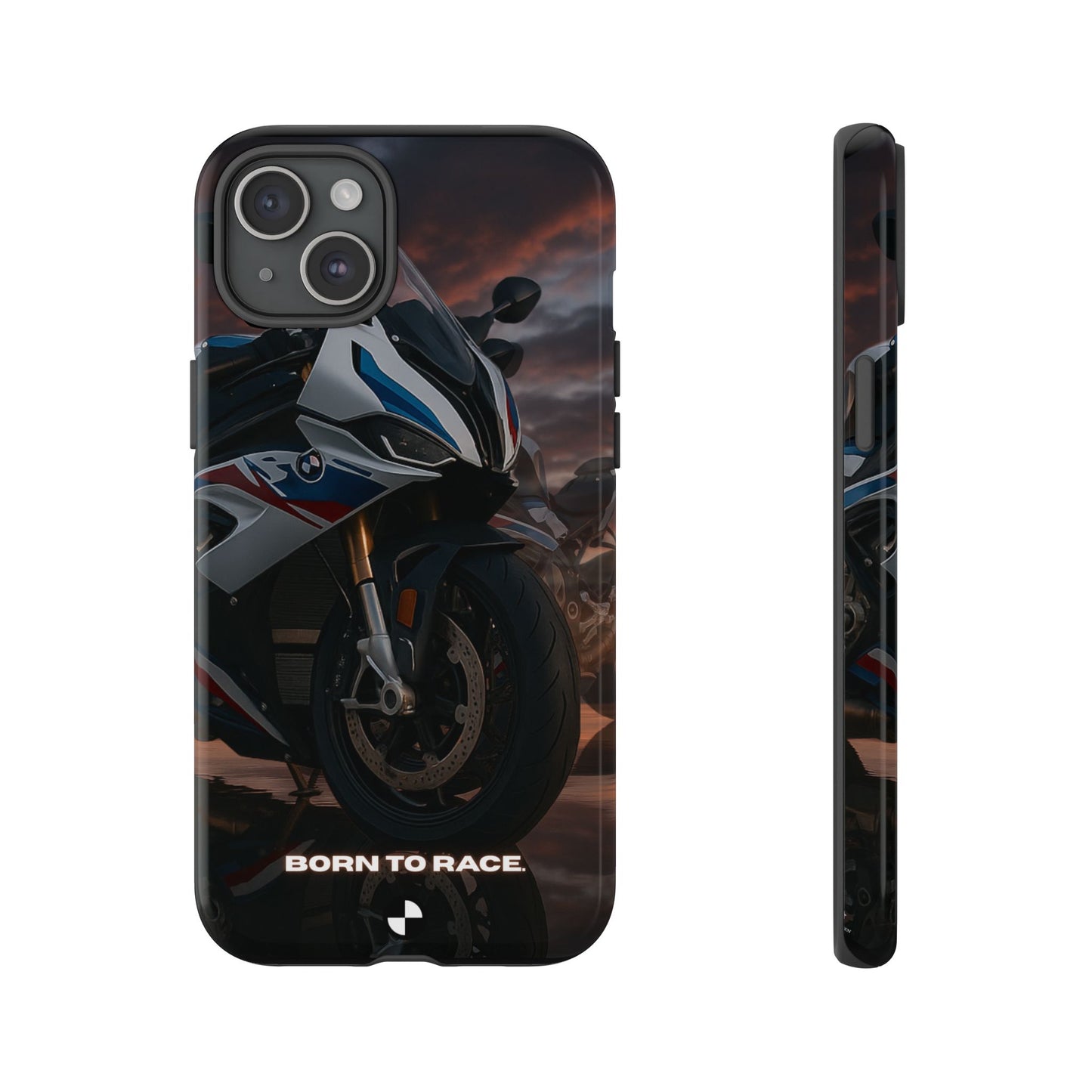 Coque de téléphone pour moto BMW – Design Born to Race