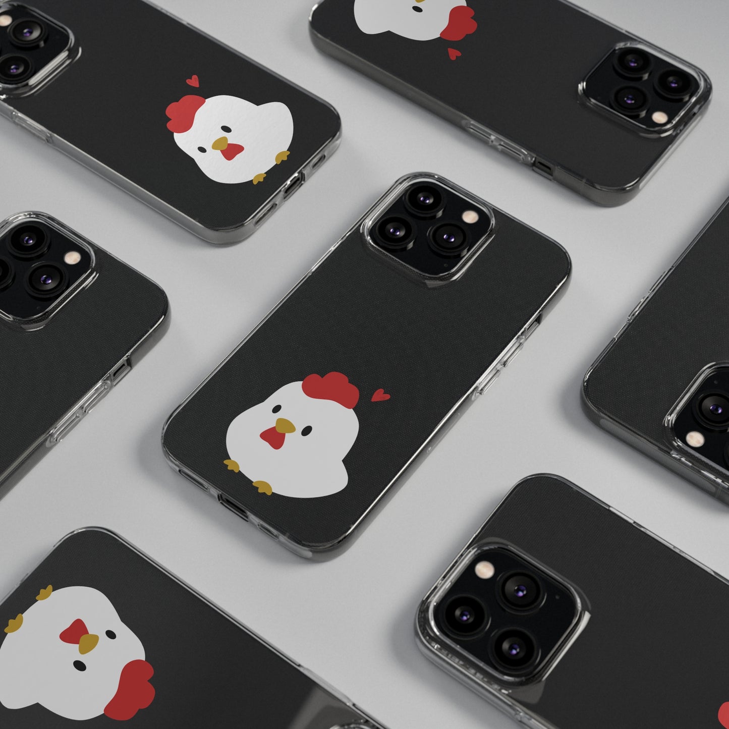 Cute Chicken Soft Phone Case, Animal Phone Cover for Farm Lovers, Gifts for Her, Cute Smartphone Accessory, Chicken Lover Gift