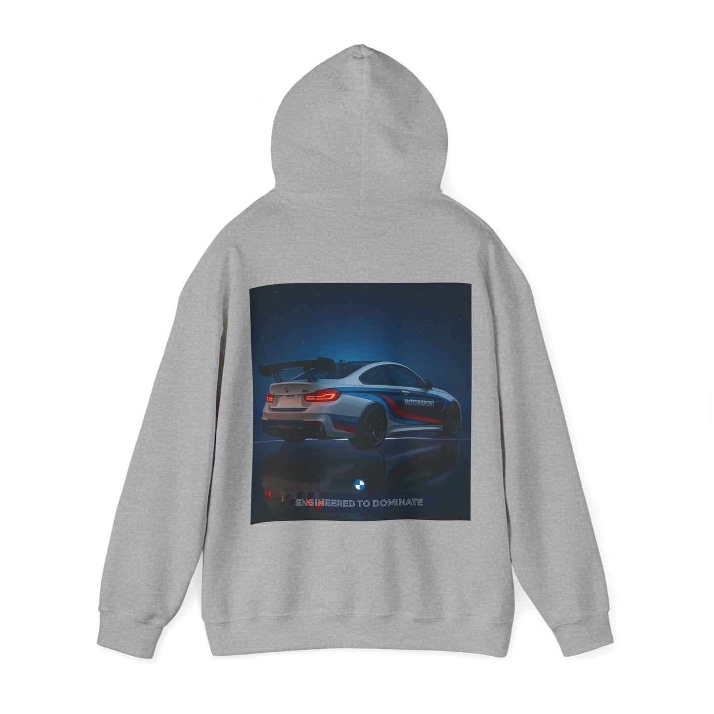 Engineered to Dominate Racing Hoodie - Unisex Heavy Blend Sweatshirt for Car Enthusiasts