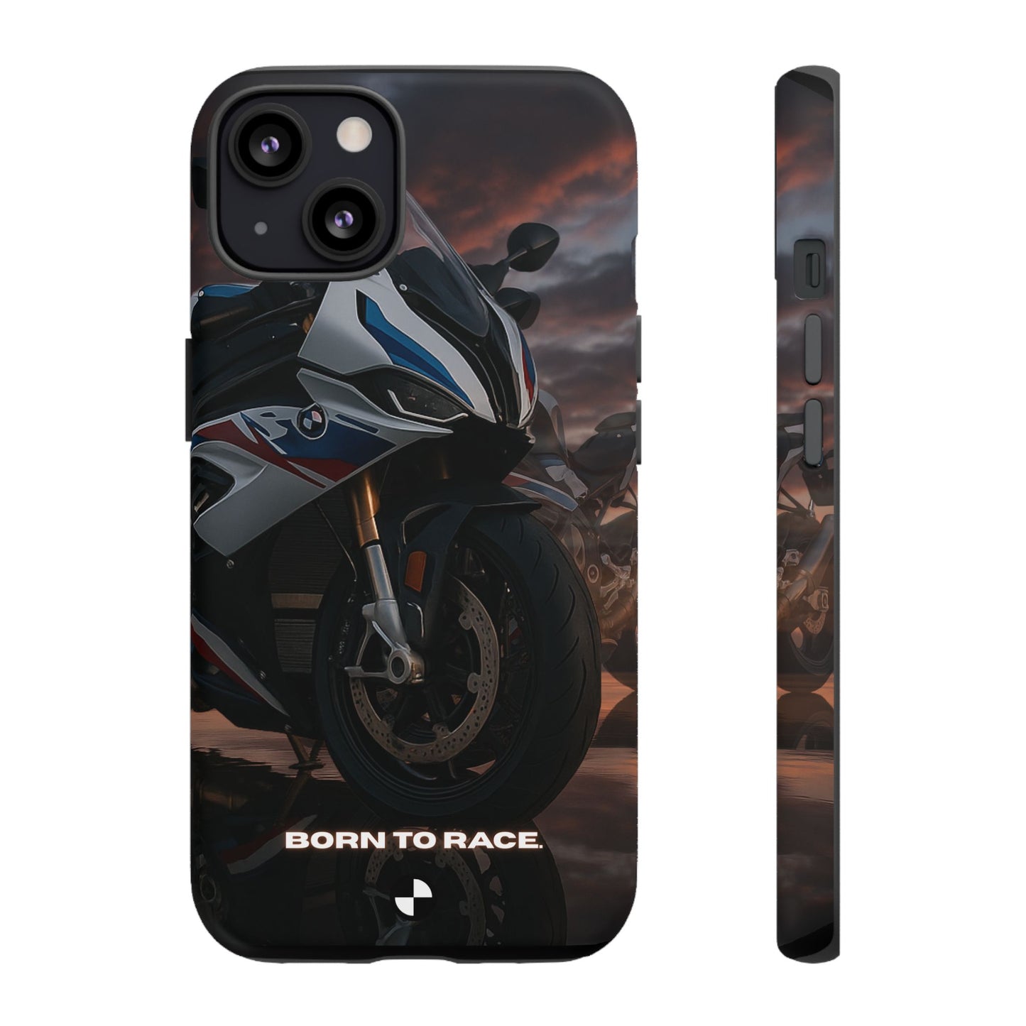 Coque de téléphone pour moto BMW – Design Born to Race