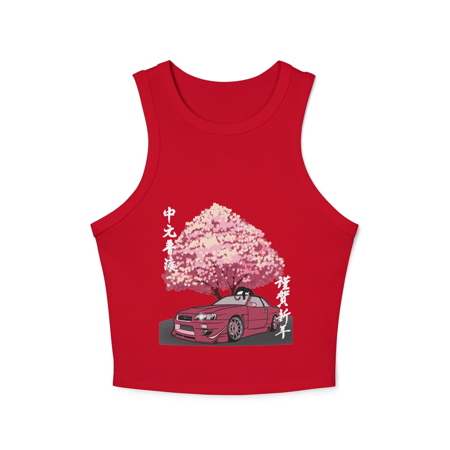 Tokyo Powered Racer Tank Top, Cool Summer Tee, Racing Apparel, Japanese Car Enthusiast Gift, Streetwear Fashion