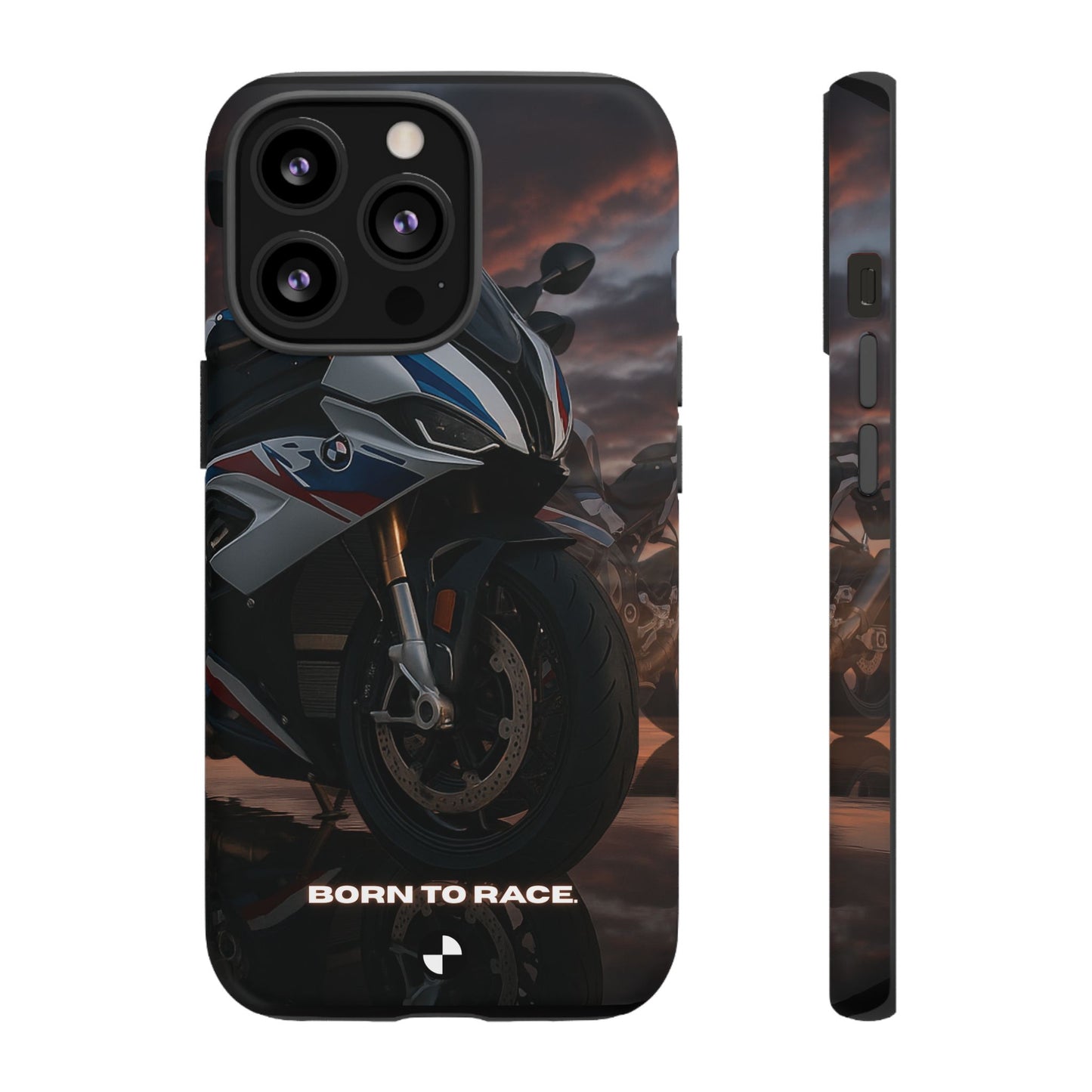Coque de téléphone pour moto BMW – Design Born to Race