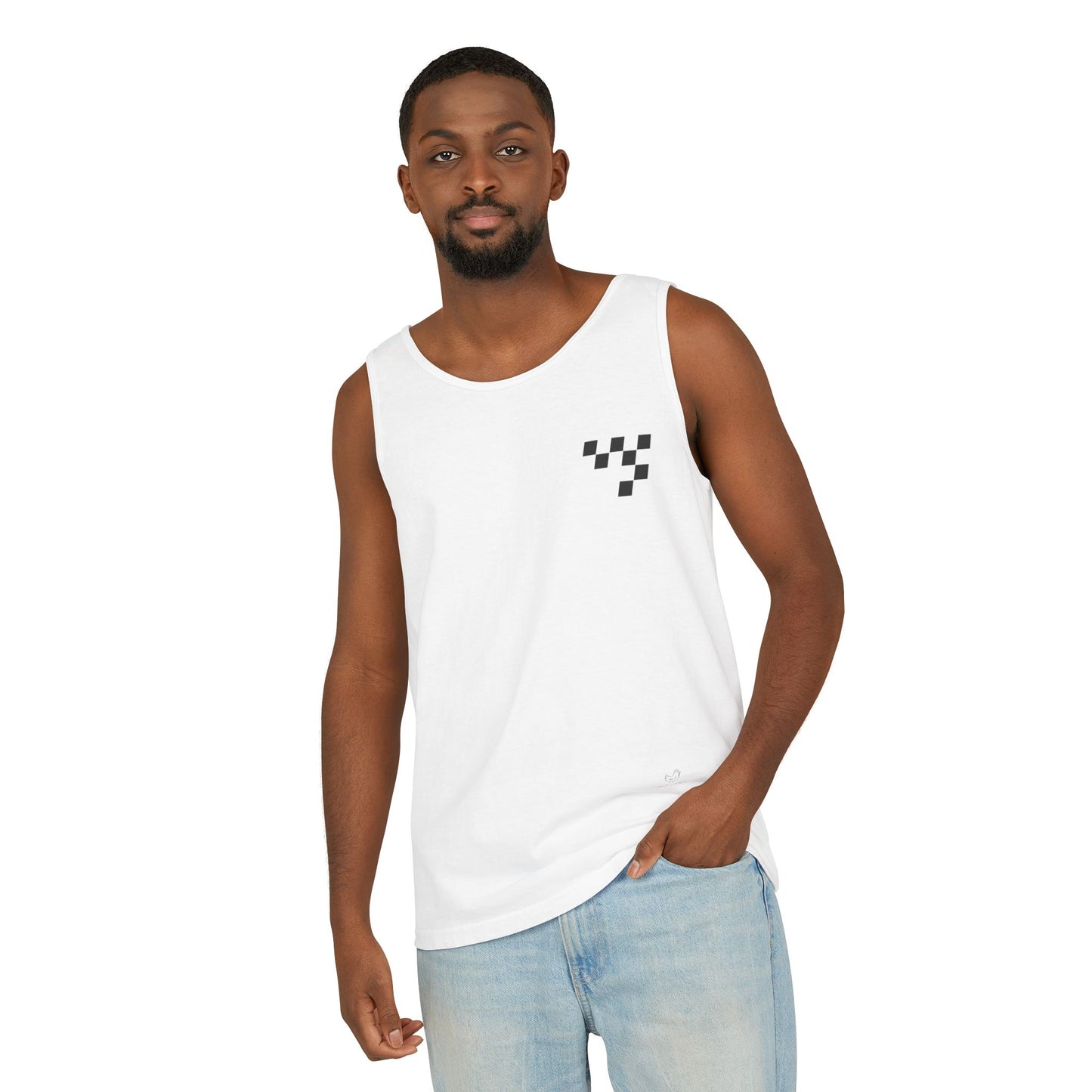 Raceline Holo Inspired Car - Unisex Garment-Dyed Tank Top