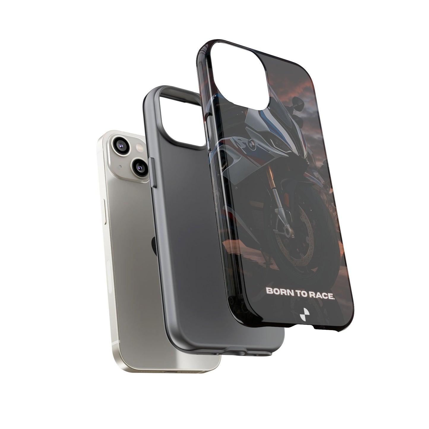 Coque de téléphone pour moto BMW – Design Born to Race