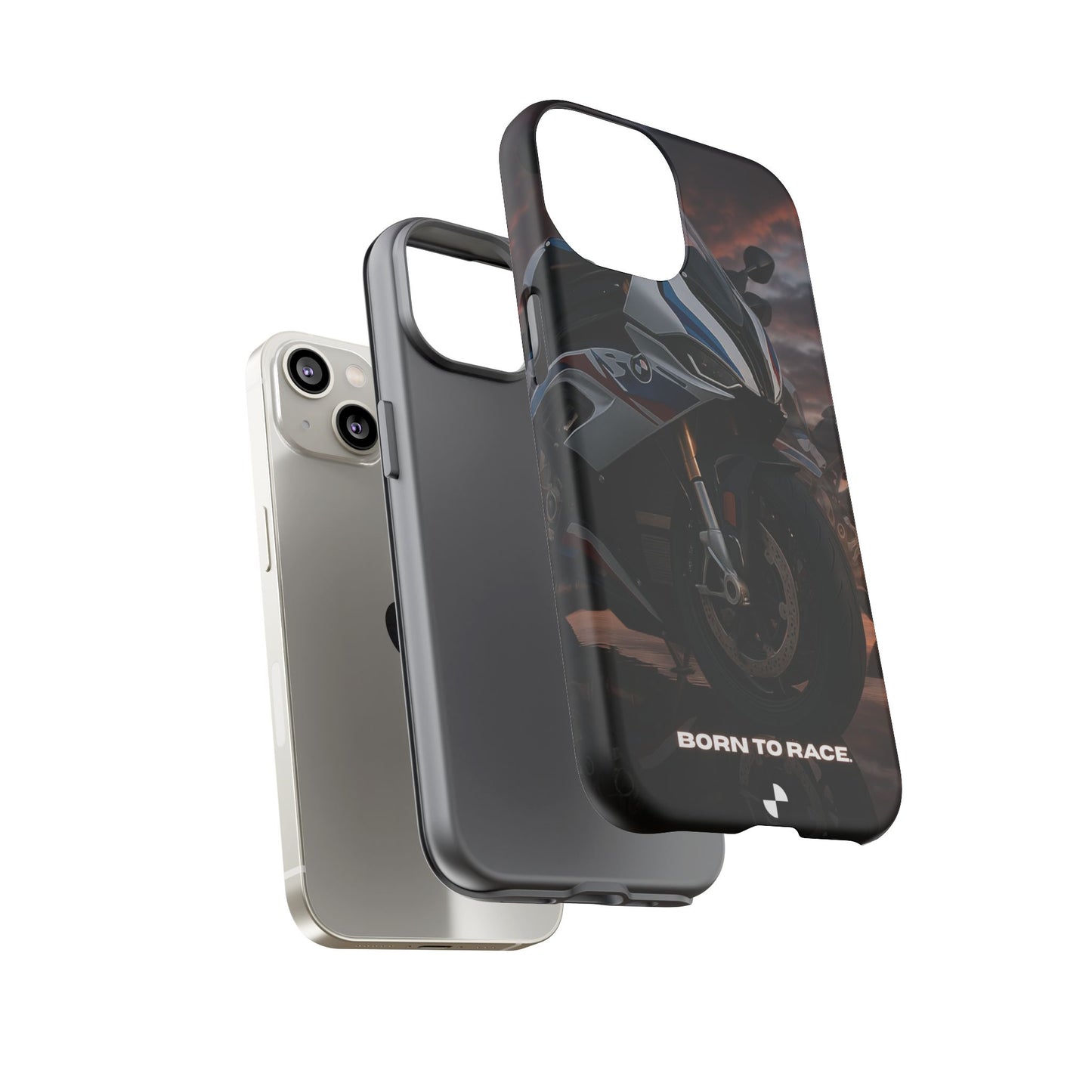 Coque de téléphone pour moto BMW – Design Born to Race