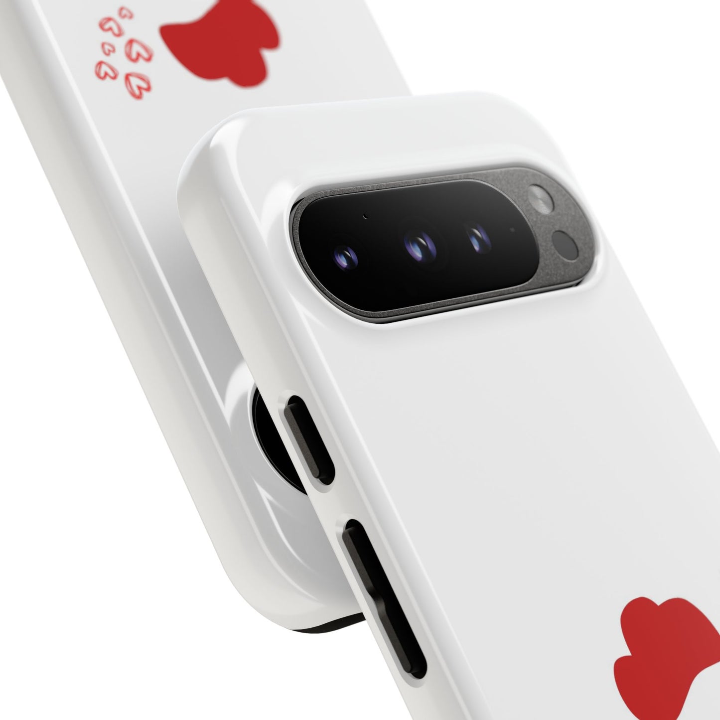 Coque de téléphone mignonne en forme de poulet, coques résistantes pour les amoureux des animaux, cadeau de Saint-Valentin, décoration de ferme, accessoires mobiles uniques, motif cœur