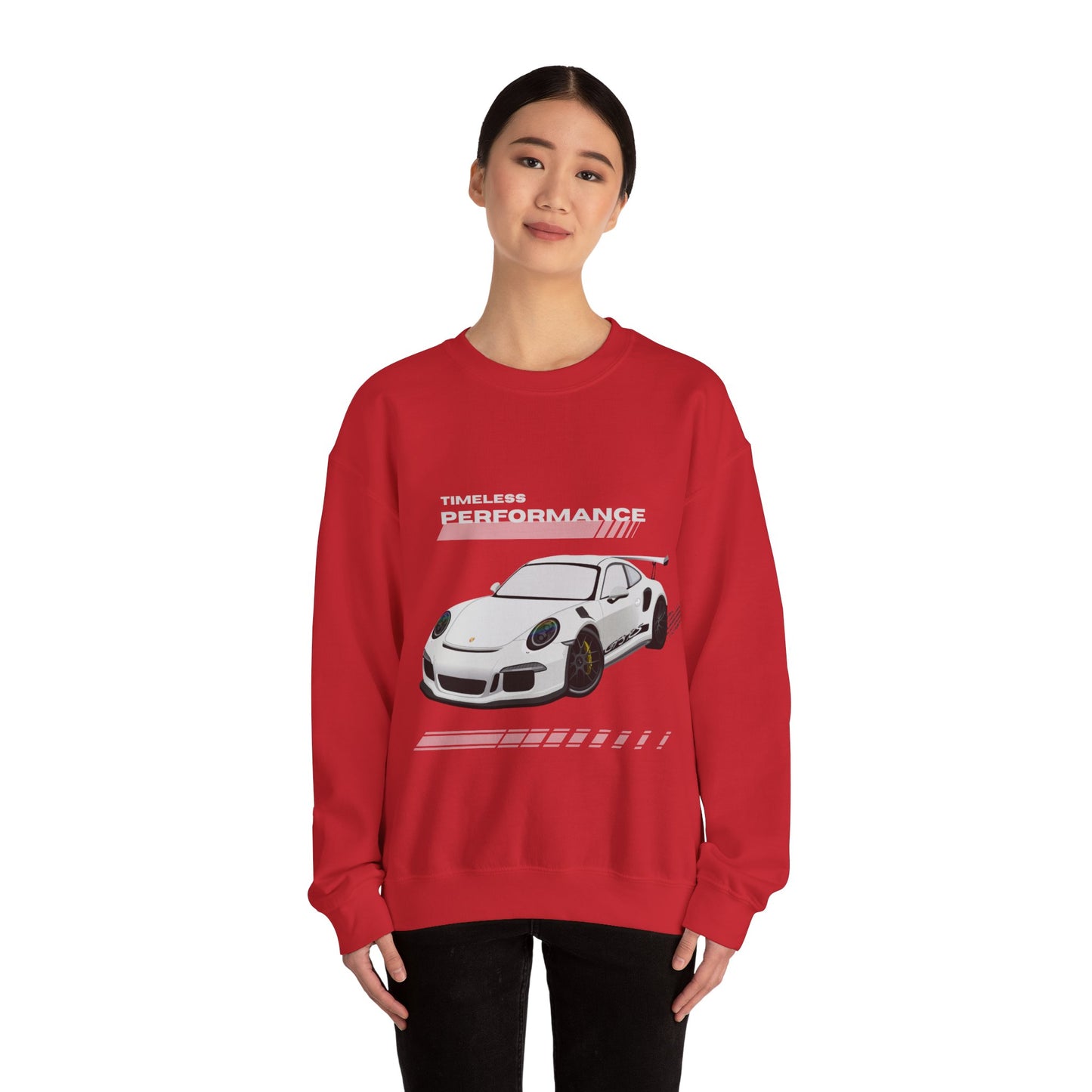Timeless Performance Sweatshirt, Racing Apparel, Car Enthusiast Gift, Unisex Crewneck, Automotive Style, Gift for Him