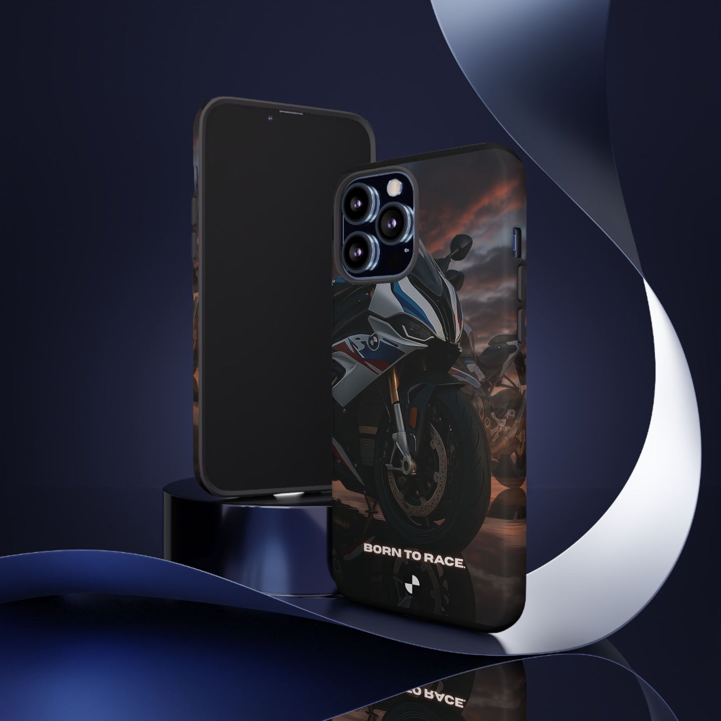 Coque de téléphone pour moto BMW – Design Born to Race