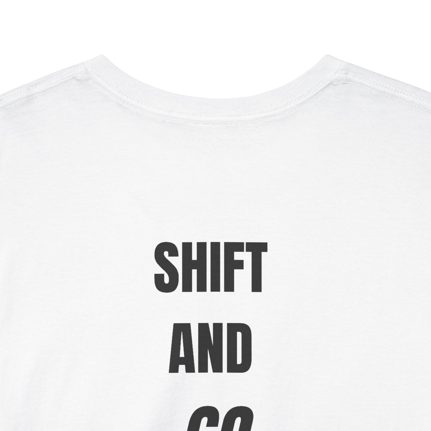 Motorcycle Adventure Tee - Shift and Go, Unisex Heavy Cotton T-Shirt, Biker Gift, Casual Wear, Motorbike Lover Apparel, Ride in Style