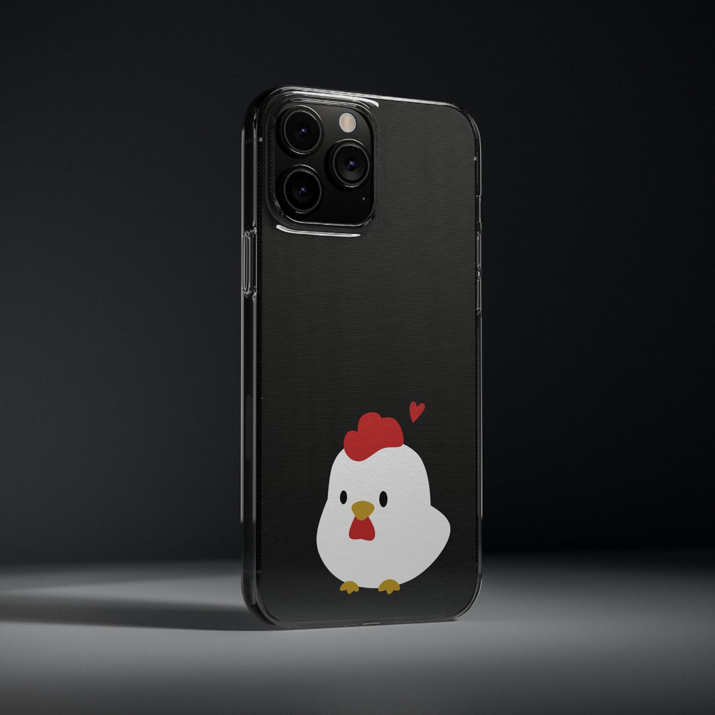 Cute Chicken Soft Phone Case, Animal Phone Cover for Farm Lovers, Gifts for Her, Cute Smartphone Accessory, Chicken Lover Gift