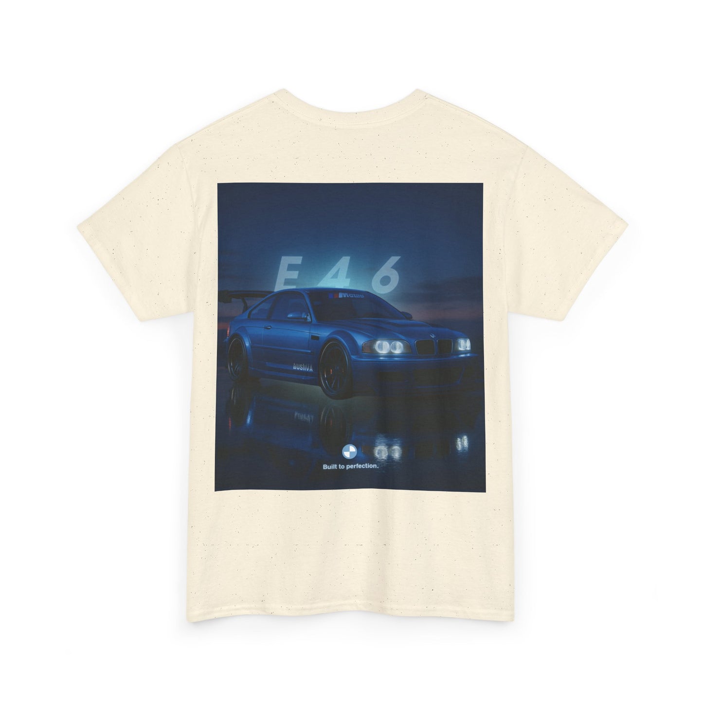 T-shirt graphique E46 Racing - Cadeau pour passionné d'automobile, T-shirt de course, Vêtements de sport automobile, Haut pour amoureux de voitures, Vêtements automobiles