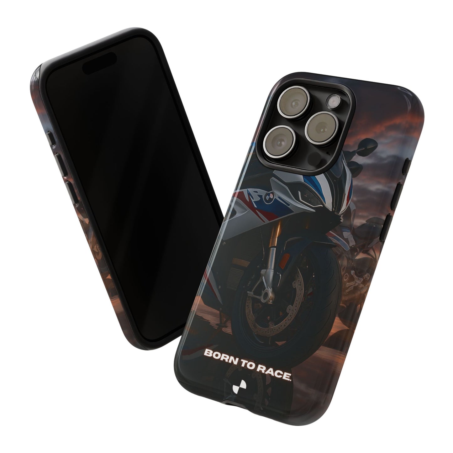 Coque de téléphone pour moto BMW – Design Born to Race
