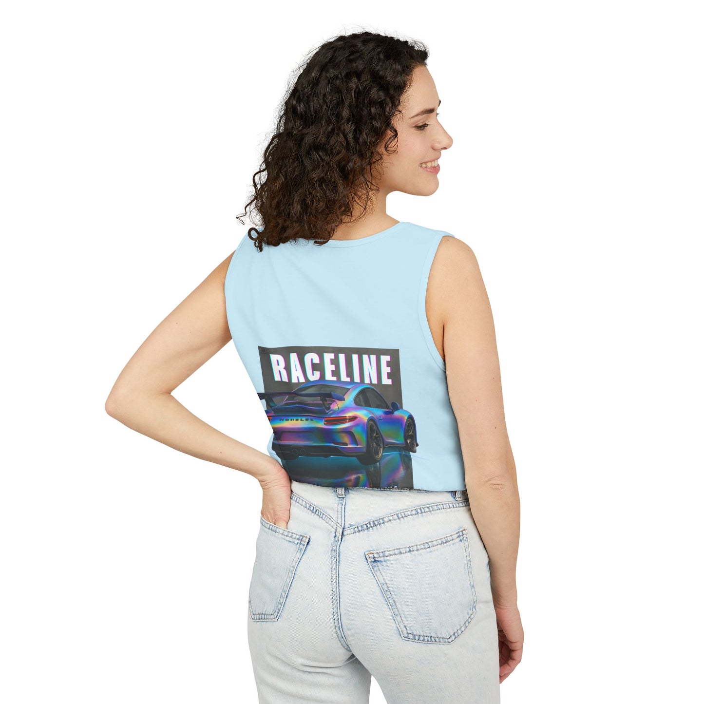 Raceline Holo Inspired Car - Unisex Garment-Dyed Tank Top